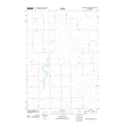 2012 Map of Wessington Springs NW, 2012 Print