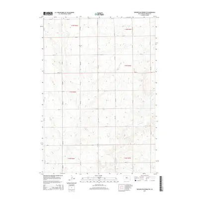 2015 Map of Wessington Springs SW, 2015 Print