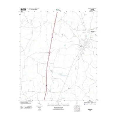 2012 Map of Wesson, 2012 Print