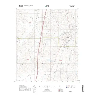 2018 Map of Wesson, 2018 Print
