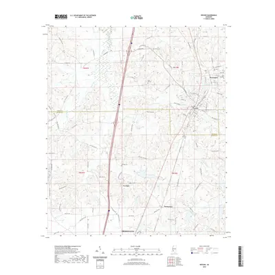 2020 Map of Wesson, 2020 Print