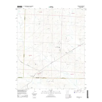 2014 Map of Wesson SW, 2014 Print