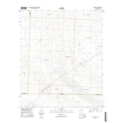 2017 Map of Wesson SW, 2017 Print