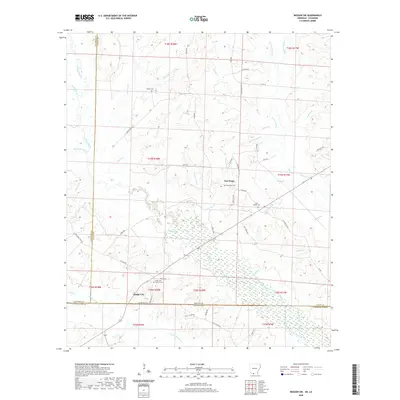 2020 Map of Wesson SW, 2020 Print