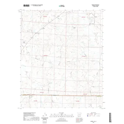 2020 Map of Wesson, 2020 Print
