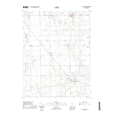 2019 Map of West Alexandria, 2019 Print