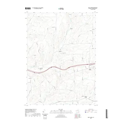 2019 Map of West Almond, 2019 Print