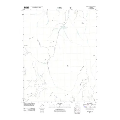 2011 Map of West Baldy, 2011 Print