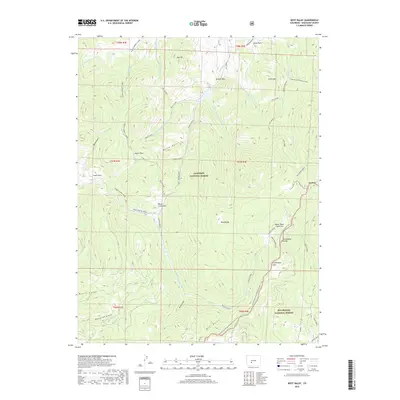 2019 Map of West Baldy, 2019 Print