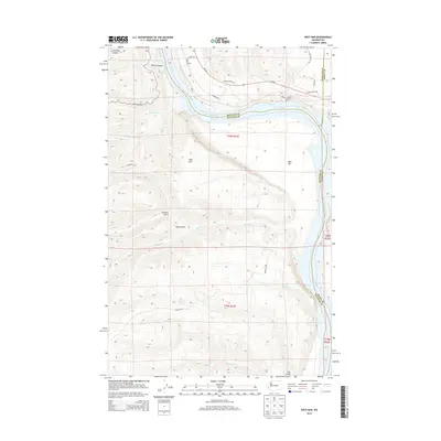 2014 Map of West Bar, 2014 Print