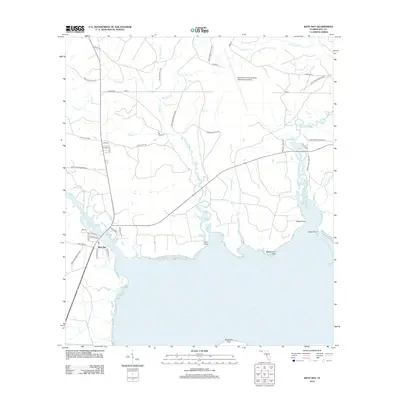 2012 Map of West Bay, 2012 Print