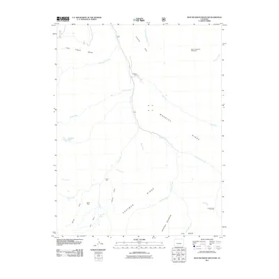 2011 Map of West Beckwith Mountain, 2011 Print