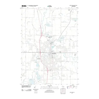 2010 Map of West Bend, 2010 Print