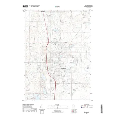 2018 Map of West Bend, 2018 Print