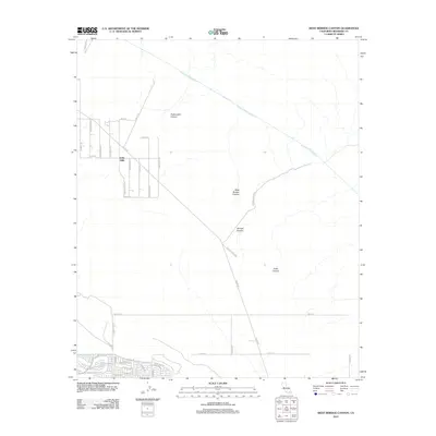 2012 Map of West Berdoo Canyon, 2012 Print
