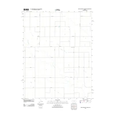 2012 Map of West Bethany Church, 2012 Print