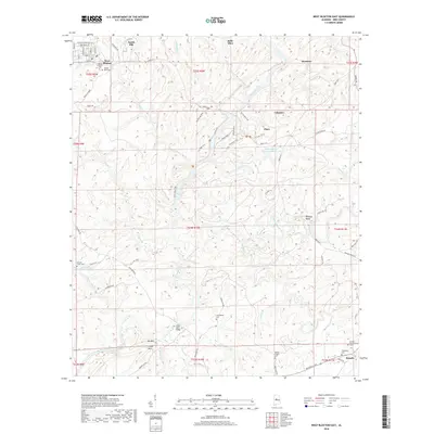2018 Map of West Blocton East, 2018 Print