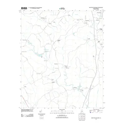 2011 Map of West Blocton West, 2011 Print