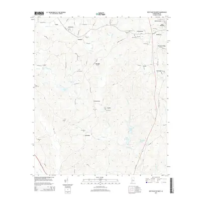 2014 Map of West Blocton West, 2014 Print