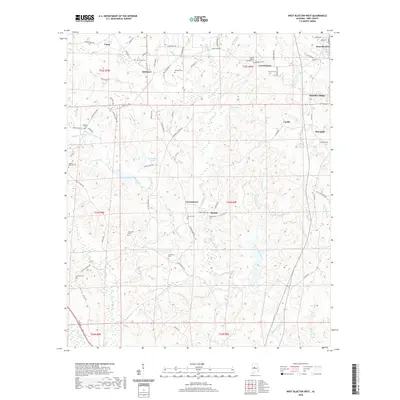 2020 Map of West Blocton West, 2020 Print
