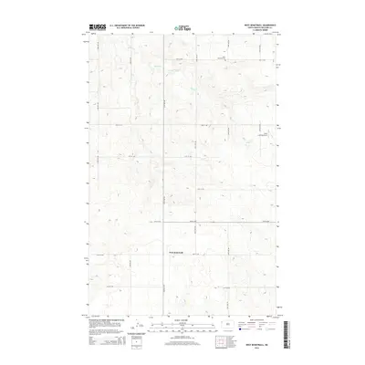 2014 Map of West Bonetraill, 2014 Print