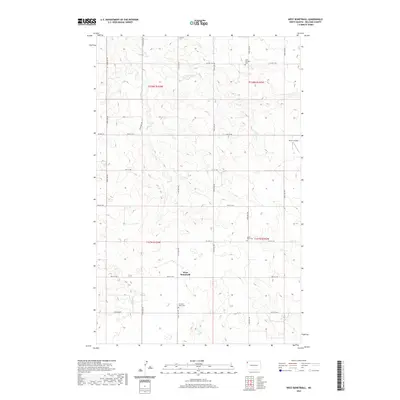 2020 Map of West Bonetraill, 2020 Print
