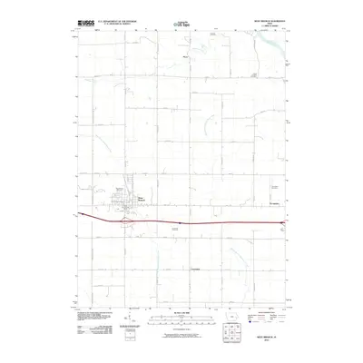 2010 Map of West Branch, 2010 Print