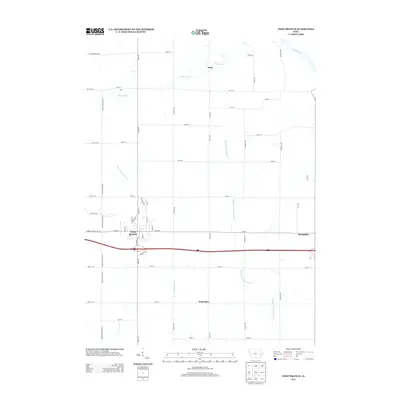 2013 Map of West Branch, 2013 Print
