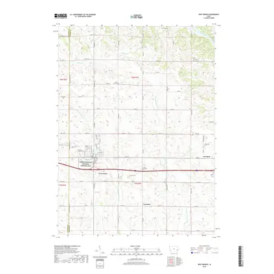 2018 Map of West Branch, 2018 Print
