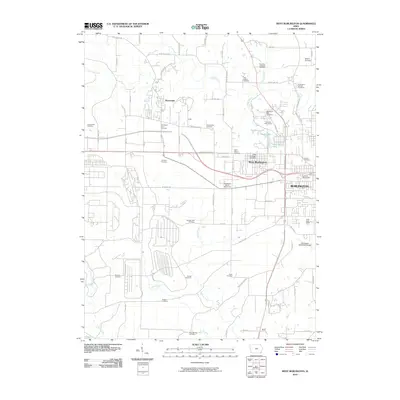 2010 Map of West Burlington, 2010 Print