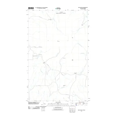 2011 Map of West Butte, 2011 Print