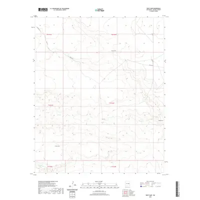 2020 Map of West Camp, 2020 Print