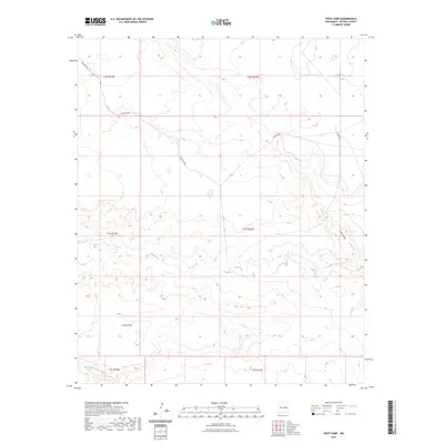 2023 Map of West Camp, 2023 Print