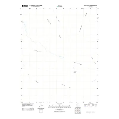 2011 Map of West Canyon Creek, 2011 Print