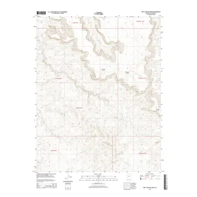 2014 Map of West Canyon Creek, 2014 Print