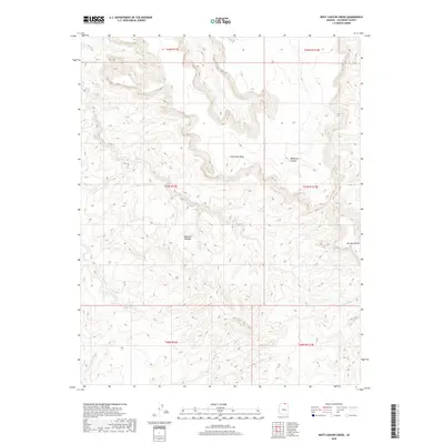 2018 Map of West Canyon Creek, 2018 Print