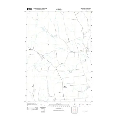 2013 Map of West Chazy, 2013 Print
