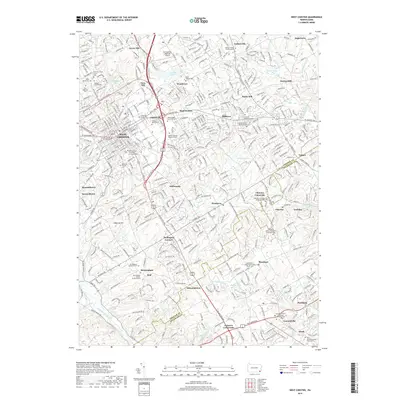 2019 Map of West Chester, 2019 Print
