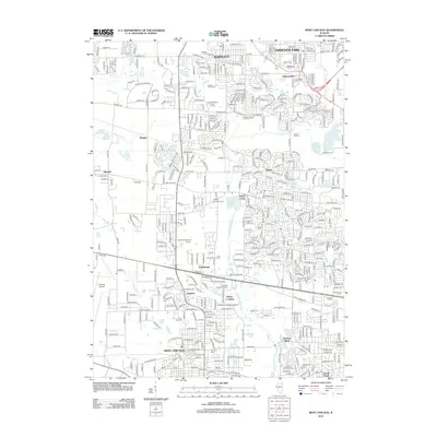 2012 Map of West Chicago, 2012 Print