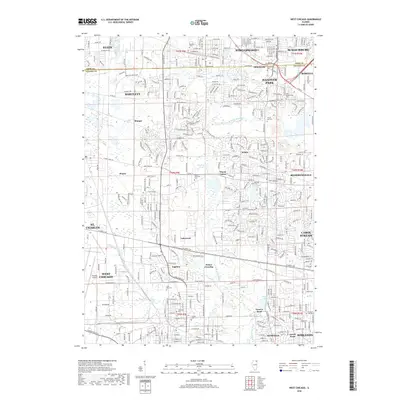2018 Map of West Chicago, 2018 Print