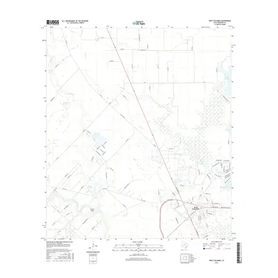 2016 Map of West Columbia, 2016 Print