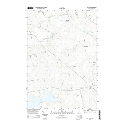 2014 Map of West Corinth, 2014 Print