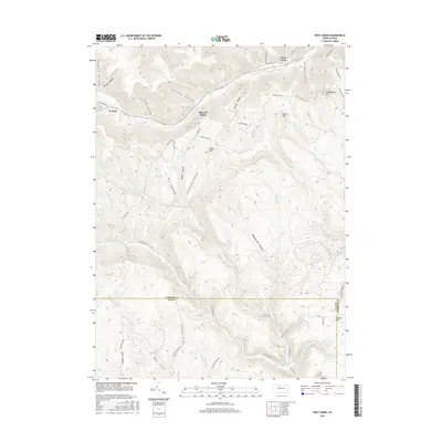 2016 Map of West Creek, 2016 Print