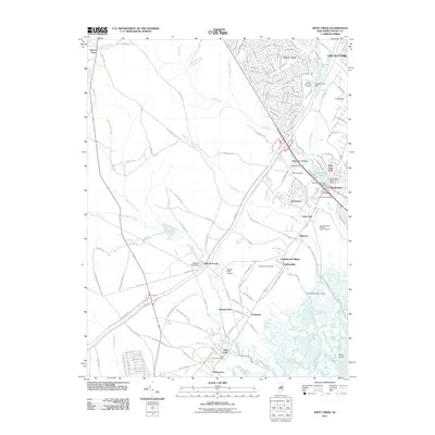 2011 Map of West Creek, 2011 Print