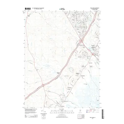 2014 Map of West Creek, 2014 Print