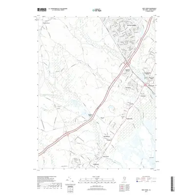 2019 Map of West Creek, 2019 Print