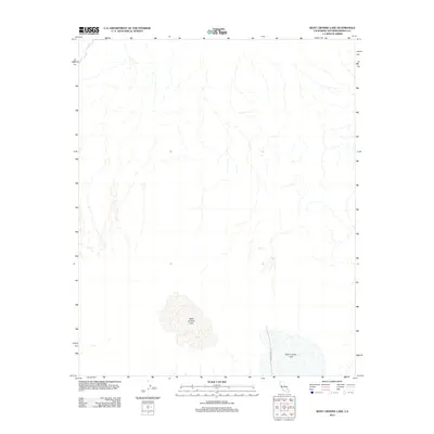2012 Map of West Cronise Lake, 2012 Print