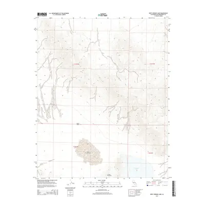 2015 Map of West Cronise Lake, 2015 Print