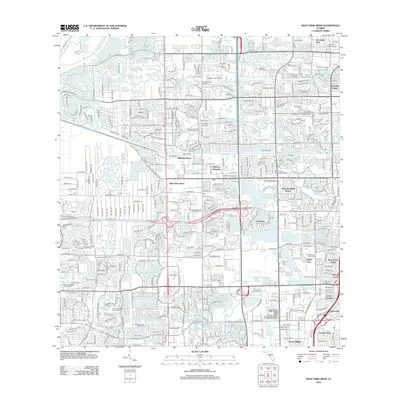 2012 Map of West Dixie Bend, 2012 Print