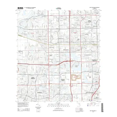 2015 Map of West Dixie Bend, 2015 Print